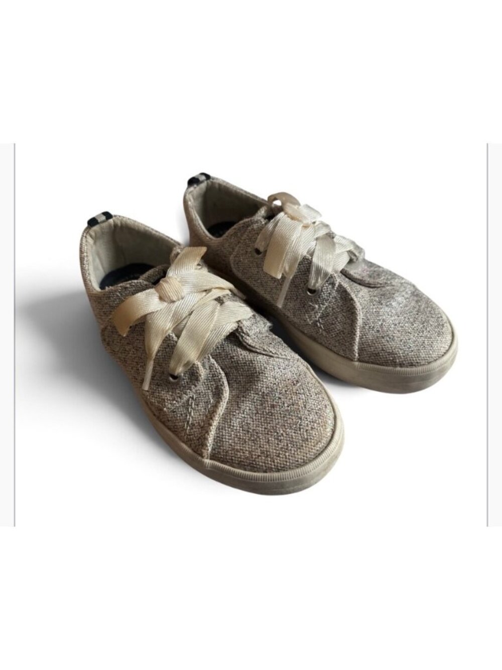 Sperry Top Slider Memory Foam Girls Sparkle Shoes Size 8.5